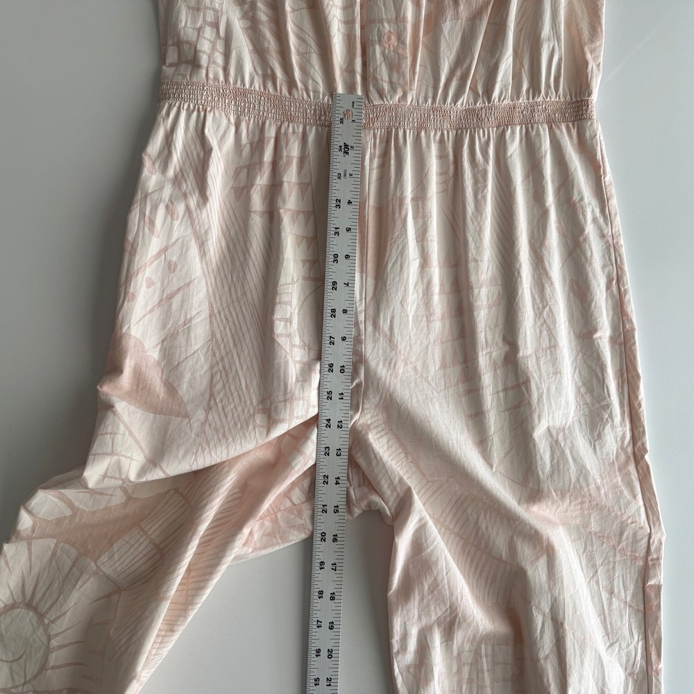 Light Pink Sleeveless Wide-Leg Jumpsuit - Picture 9 of 10